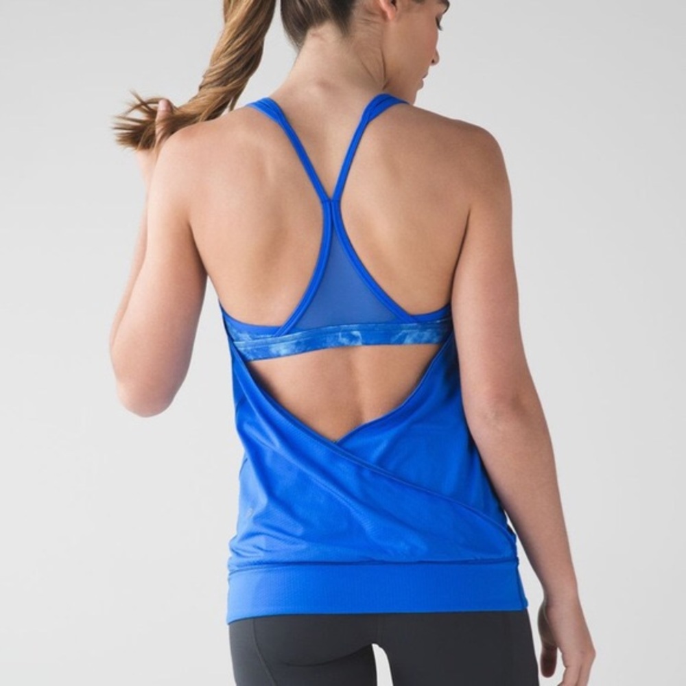 Lululemon Blue Minimalist Tank Top Size 8